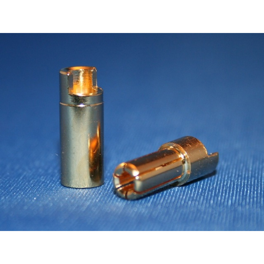5,5mm Goldstecker/-Buchse (geschlitzt)
