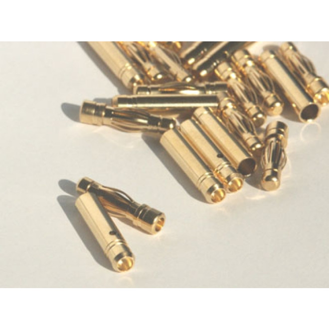 4mm Goldstecker/-Buchse
