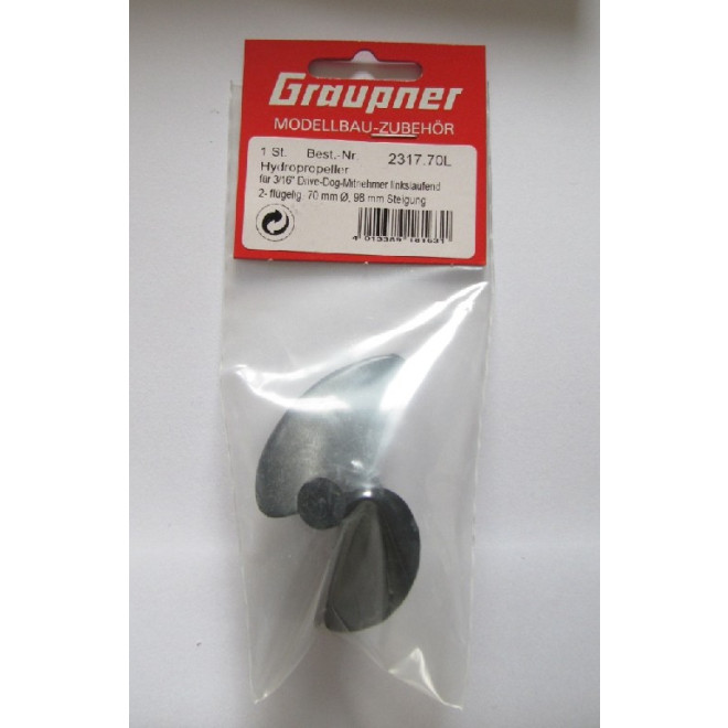 Graupner 70mm Carbonprop für 3/16" DD *linkslaufend*