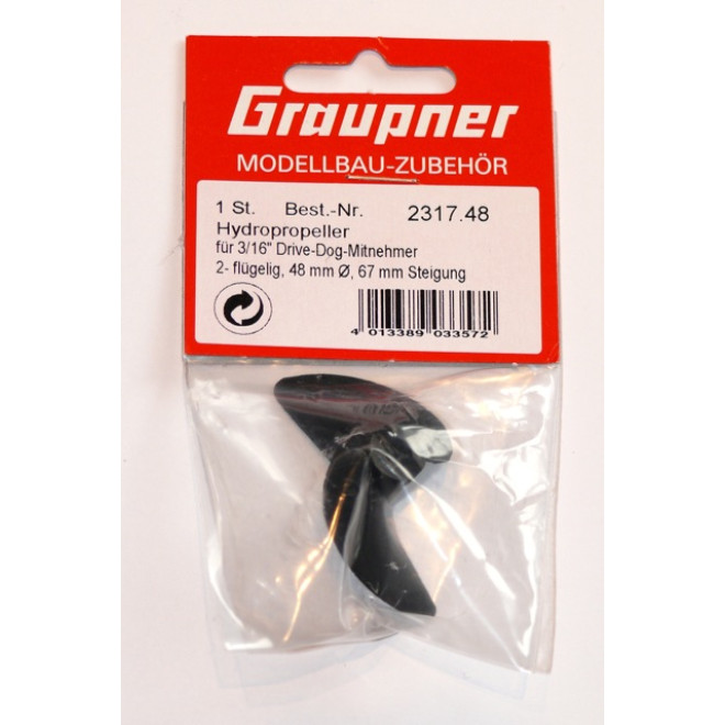 Graupner 48mm Carbonprop für 3/16" DD