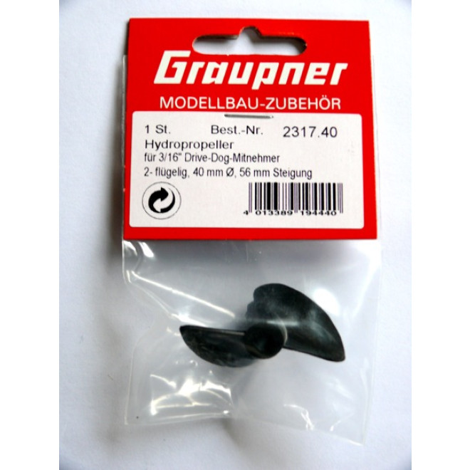 Graupner 40mm Carbonprop für 3/16" DD